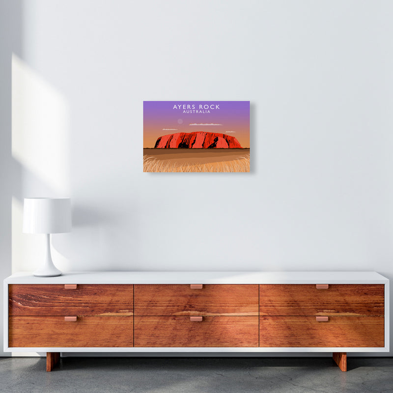 Ayers Rock by Richard O'Neill A3 Canvas