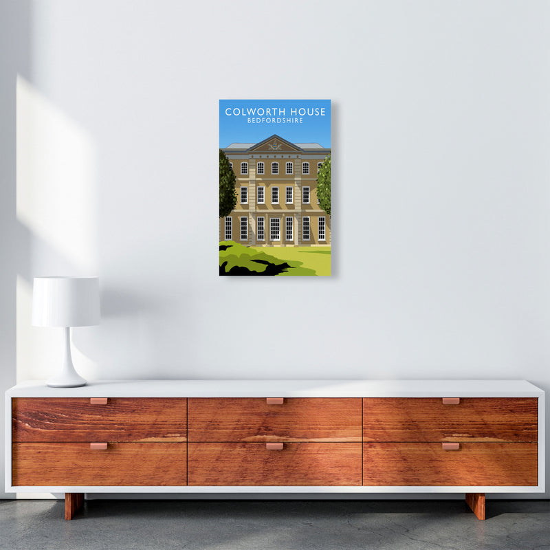 Colworth House Portrait by Richard O'Neill A3 Canvas