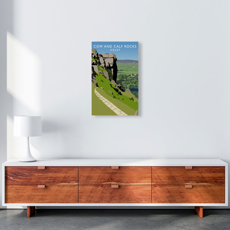 Cow And Calf Rocks Portrait by Richard O'Neill A3 Canvas
