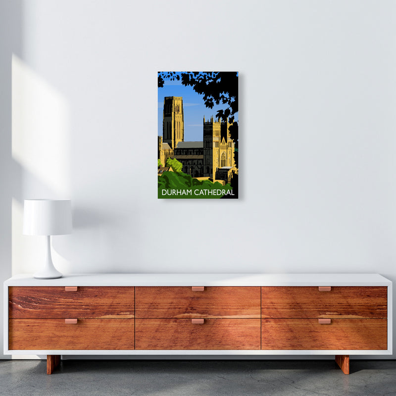 Durham Cathedral Portrait by Richard O'Neill A3 Canvas