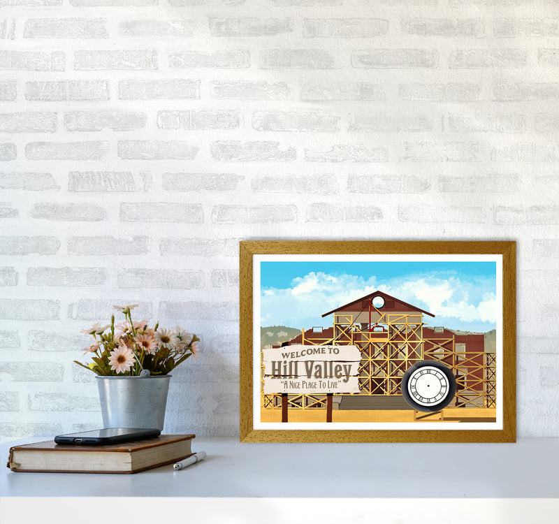 Hill Valley 1885 Art Print by Richard O'Neill A3 Print Only