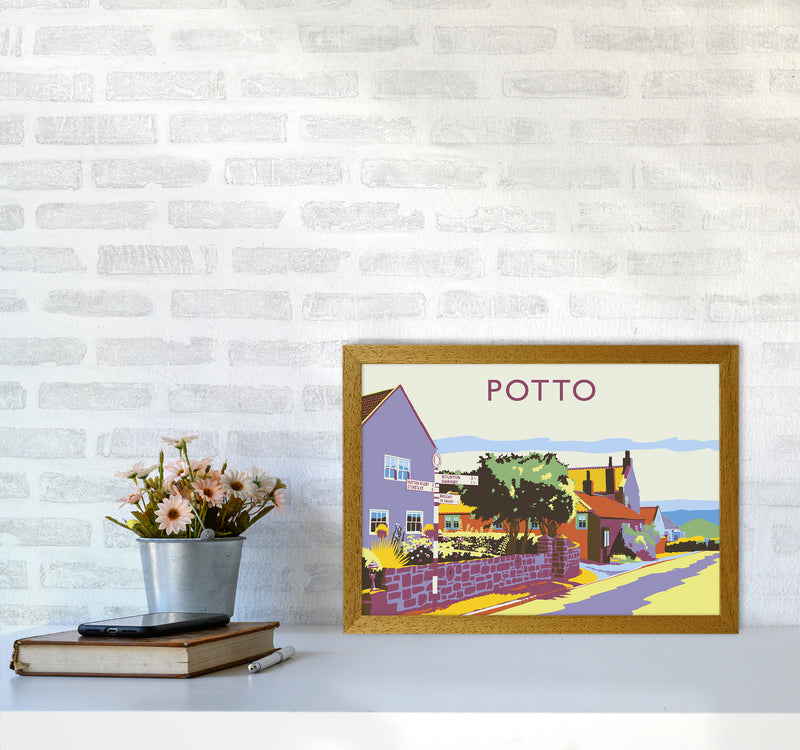 Potto Travel Art Print by Richard O'Neill A3 Print Only