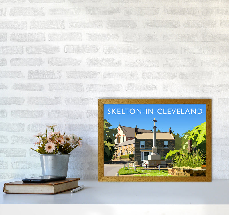 Skelton-in-Cleveland Travel Art Print by Richard O'Neill A3 Print Only