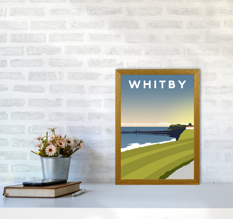 Whitby 5 portrait Travel Art Print by Richard O'Neill A3 Print Only