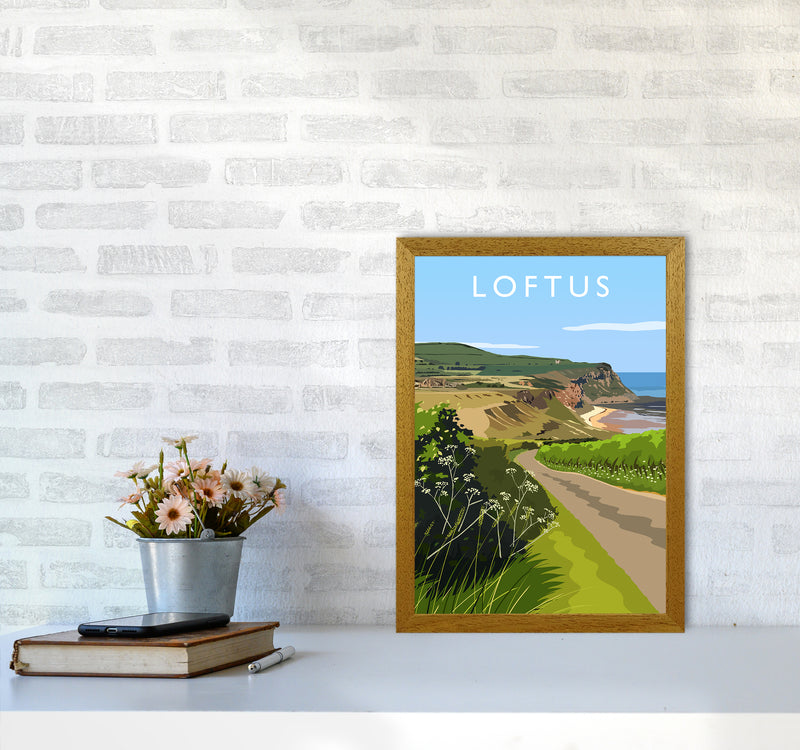 Loftus portrait Travel Art Print by Richard O'Neill A3 Print Only