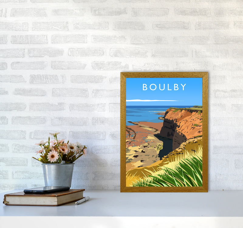 Boulby portrait Travel Art Print by Richard O'Neill A3 Print Only