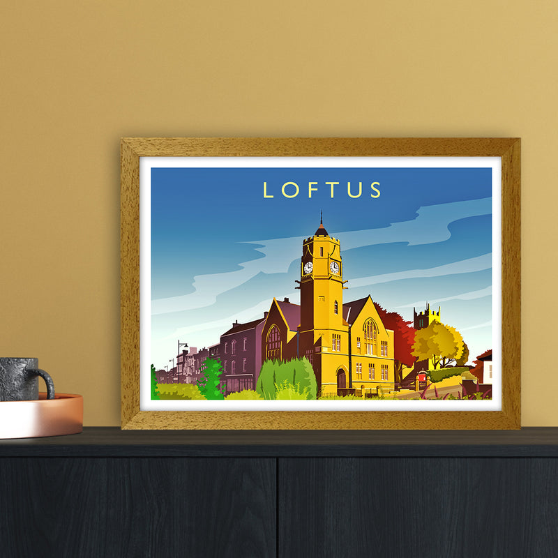 Loftus 2 Travel Art Print by Richard O'Neill A3 Print Only