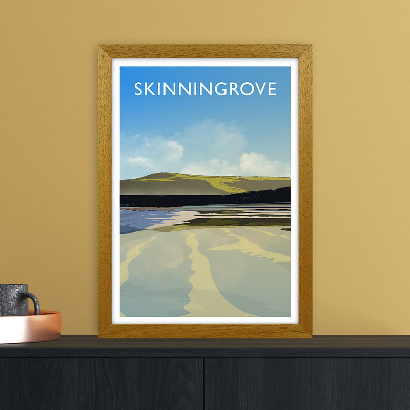 Skinningrove 2 Portrait Travel Art Print by Richard O'Neill A3 Print Only