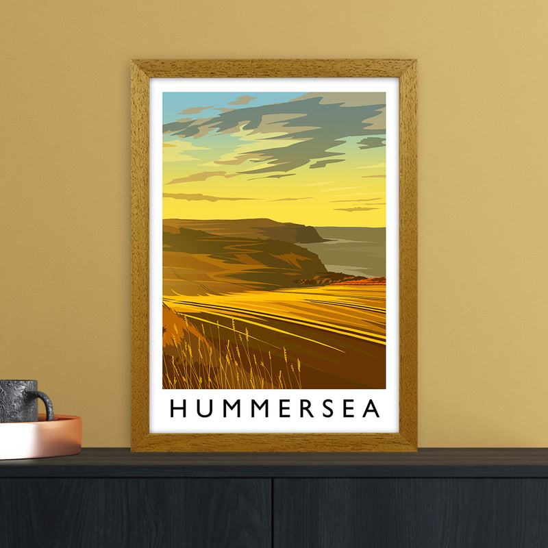 Hummersea Portrait Travel Art Print by Richard O'Neill A3 Print Only