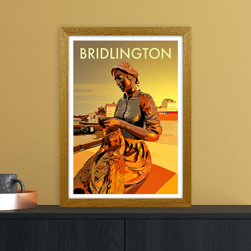 Bridlington 2 Travel Art Print by Richard O'Neill A3 Print Only