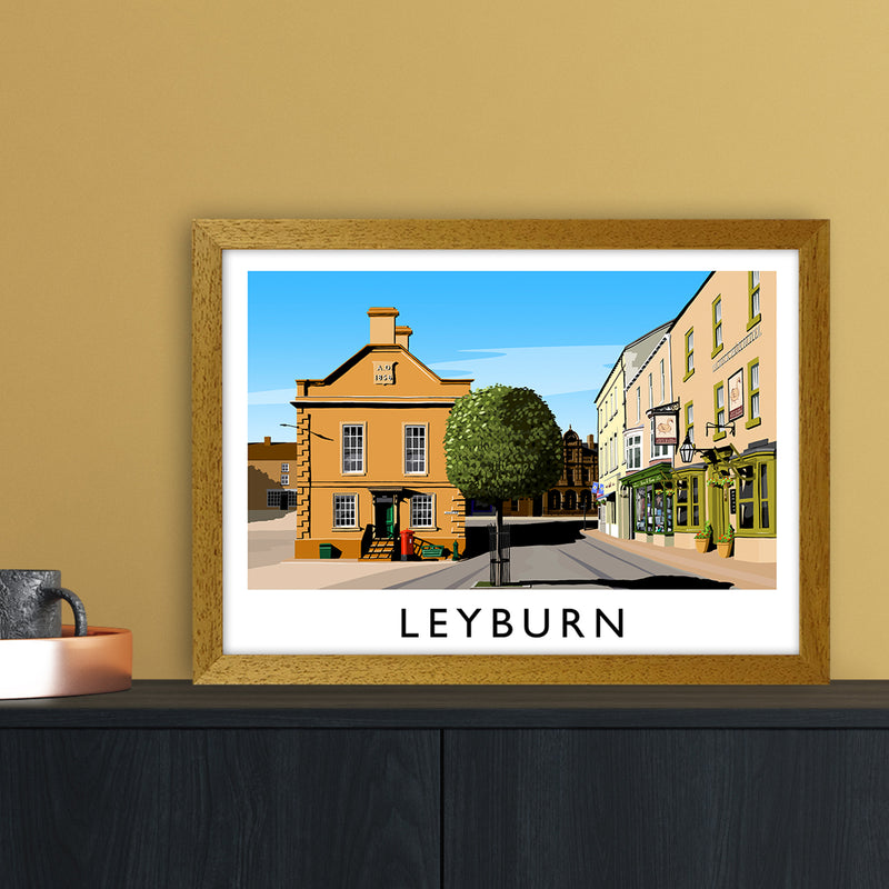 Leyburn 3 Travel Art Print by Richard O'Neill A3 Print Only