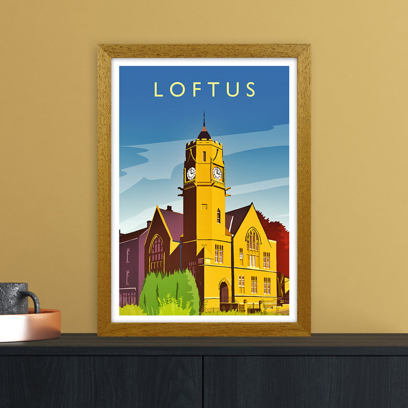 Loftus 2 Portrait Travel Art Print by Richard O'Neill A3 Print Only