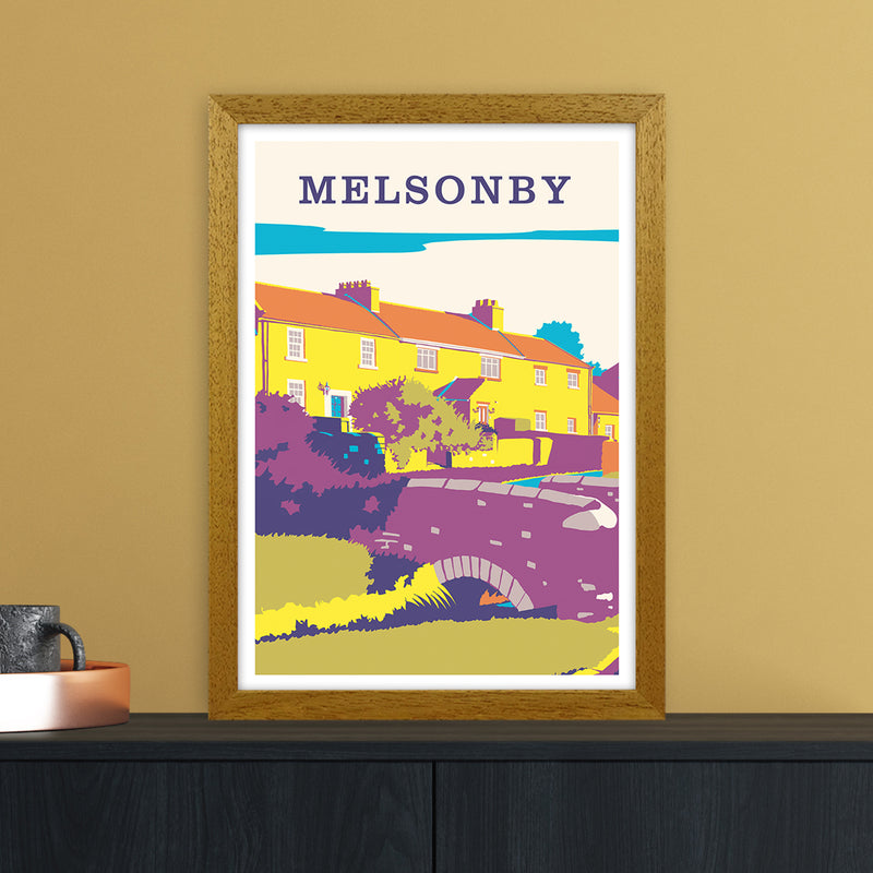 Melsonby Portrait Travel Art Print by Richard O'Neill A3 Print Only