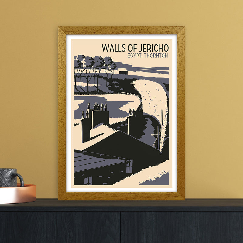 Walls of Jericho Travel Art Print by Richard O'Neill A3 Print Only