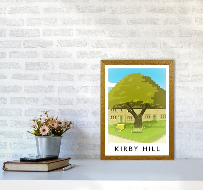 Kirby Hill portrait Travel Art Print by Richard O'Neill A3 Print Only