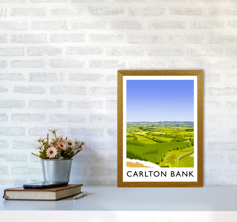 Carlton Bank portrait Travel Art Print by Richard O'Neill A3 Print Only