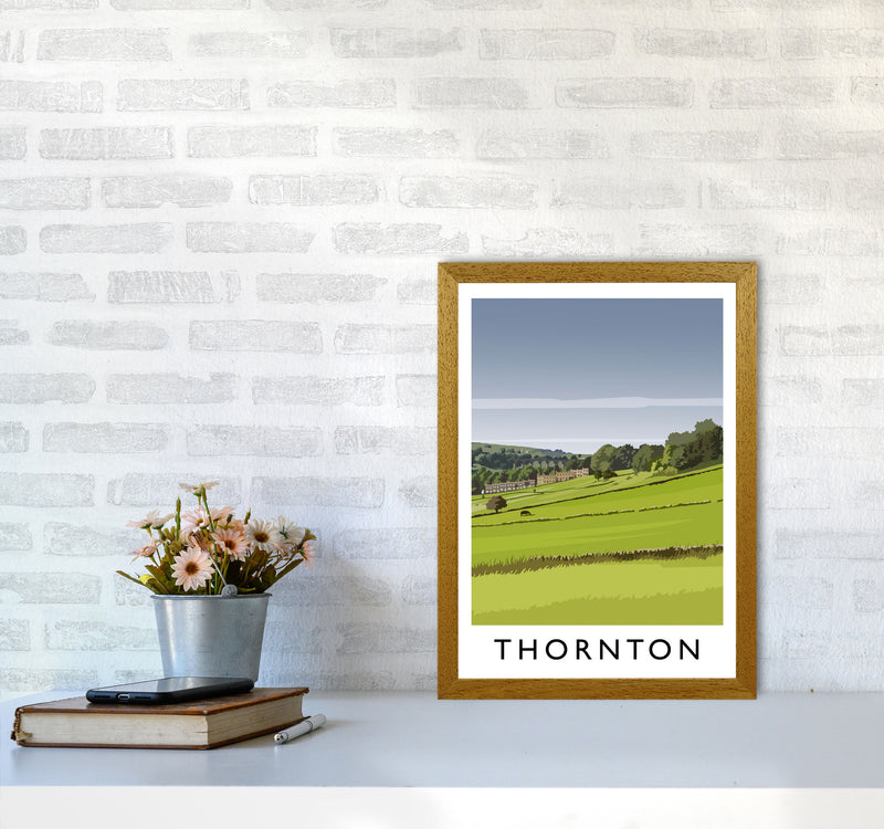 Thornton portrait Travel Art Print by Richard O'Neill A3 Print Only