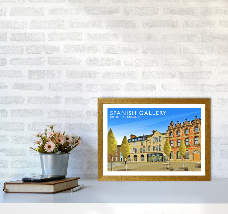 Spanish Gallery Travel Art Print by Richard O'Neill A3 Print Only