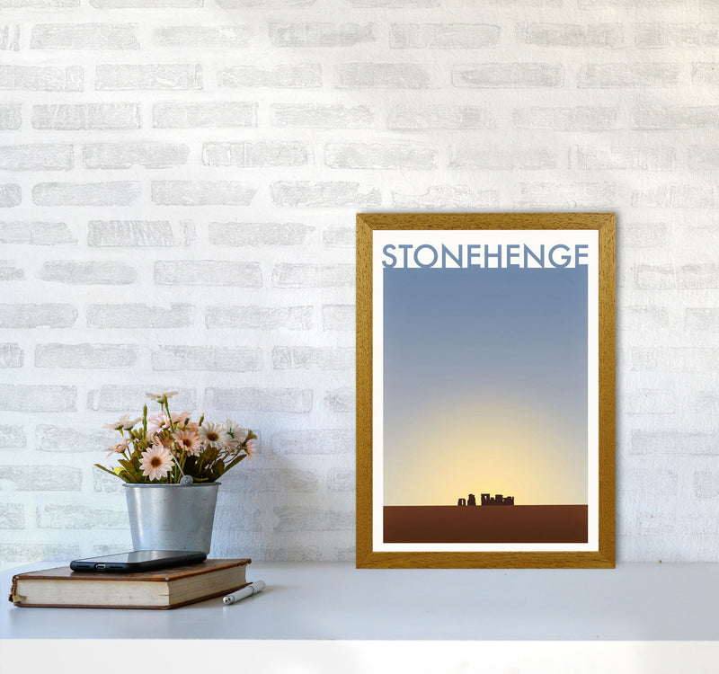 Stonehenge 2 (Day) Travel Art Print by Richard O'Neill A3 Print Only