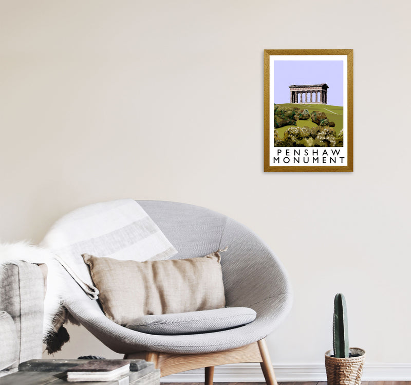Penshaw Monument Art Print by Richard O'Neill A3 Print Only