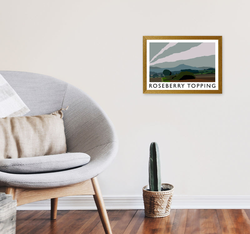 Roseberry Topping Art Print by Richard O'Neill A3 Print Only