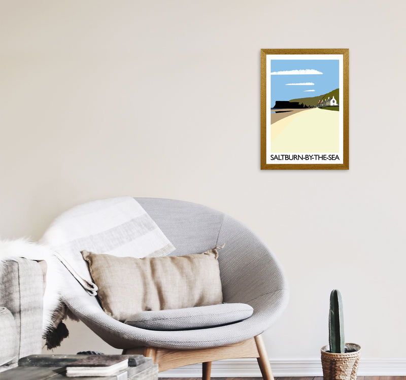 Saltburn-By-The-Sea Art Print by Richard O'Neill A3 Print Only