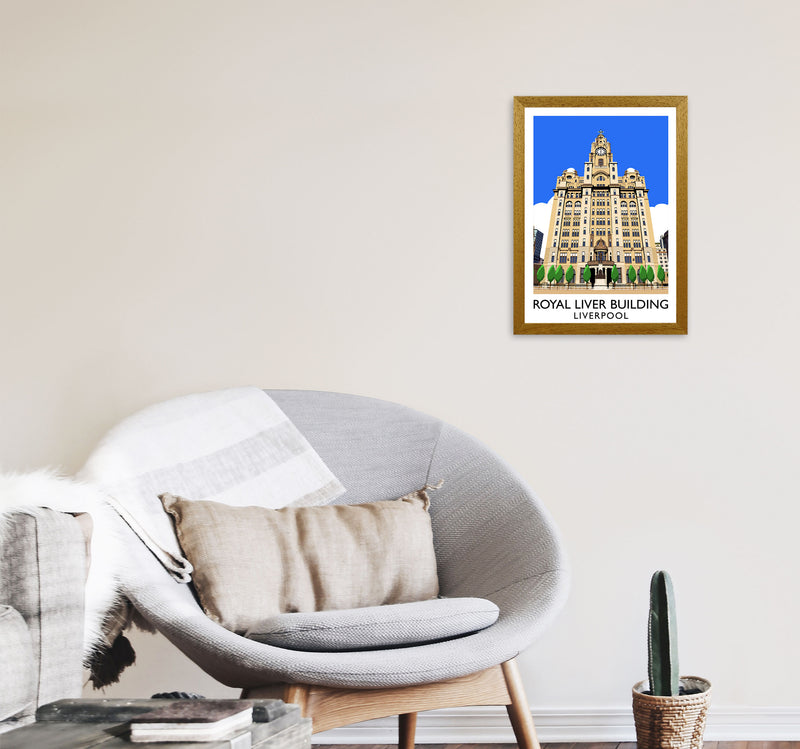 Royal Liver Building by Richard O'Neill A3 Print Only