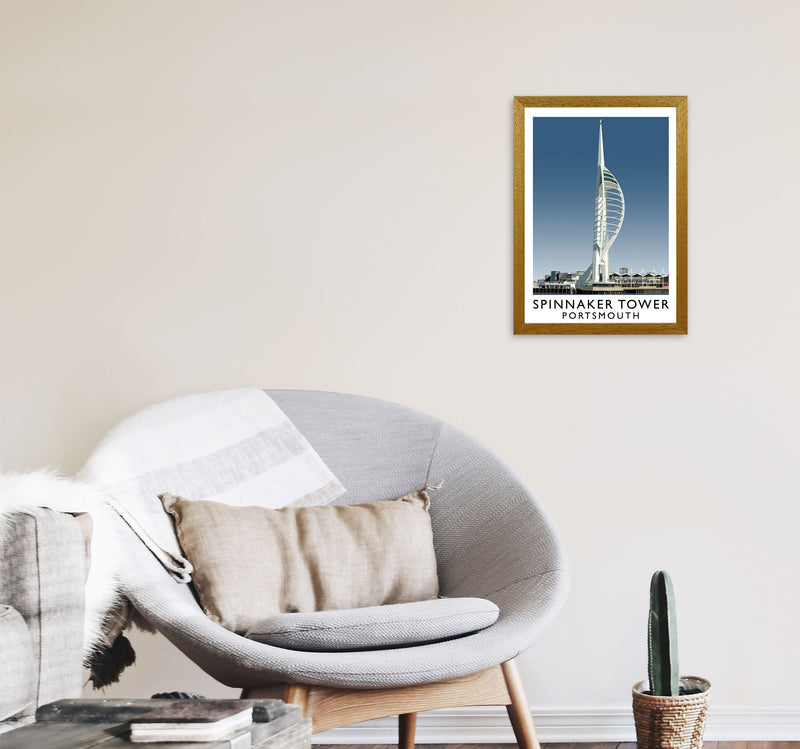 Spinnaker Tower by Richard O'Neill A3 Print Only