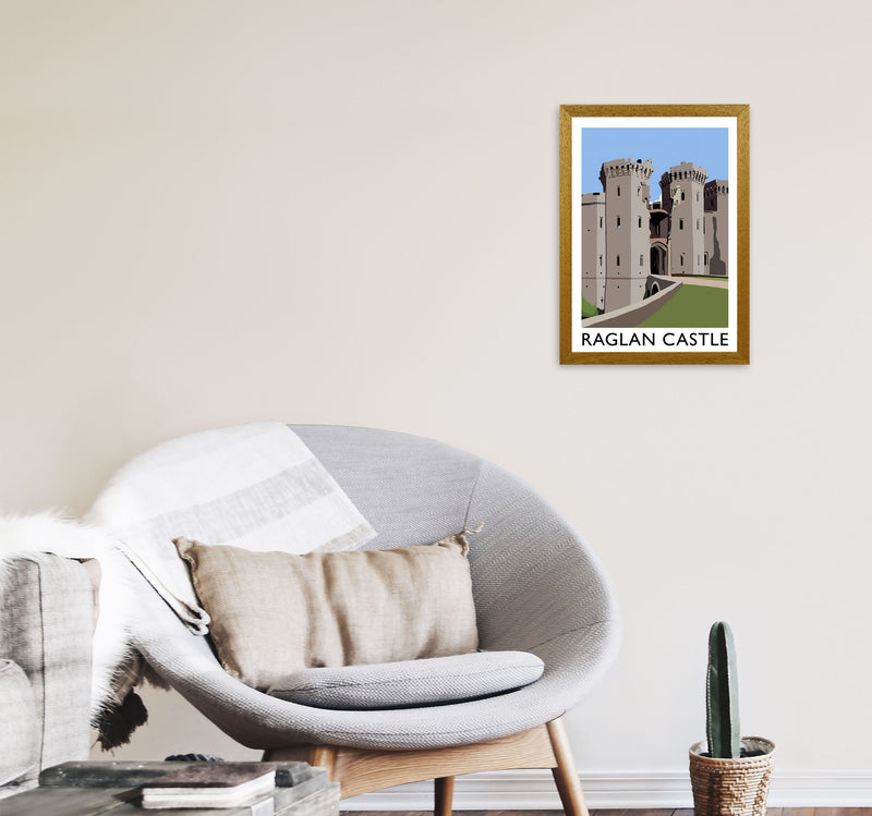 Raglan Castle by Richard O'Neill A3 Print Only