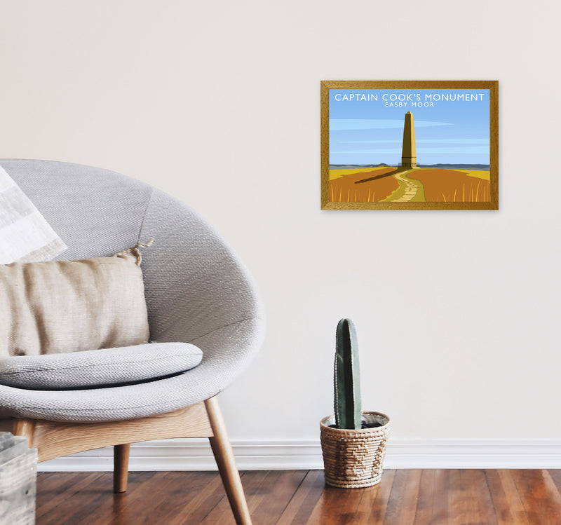 Captain Cooks Monument (Landscape) by Richard O'Neill A3 Print Only