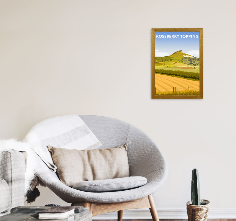 Roseberry Topping2 Portrait by Richard O'Neill A3 Print Only