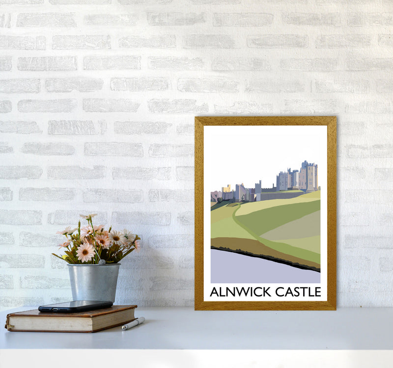 Alnwick Castle Portrait by Richard O'Neill A3 Print Only