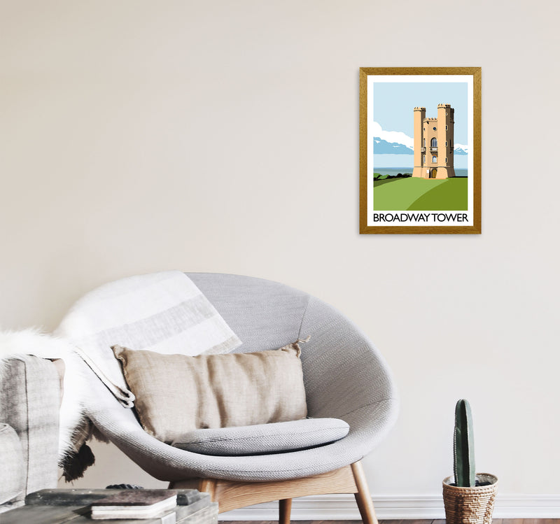 Broadway Tower Art Print by Richard O'Neill A3 Print Only