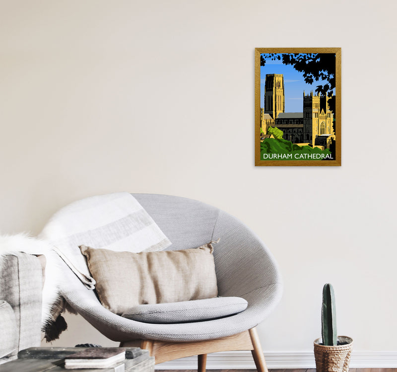 Durham Cathedral Portrait by Richard O'Neill A3 Print Only