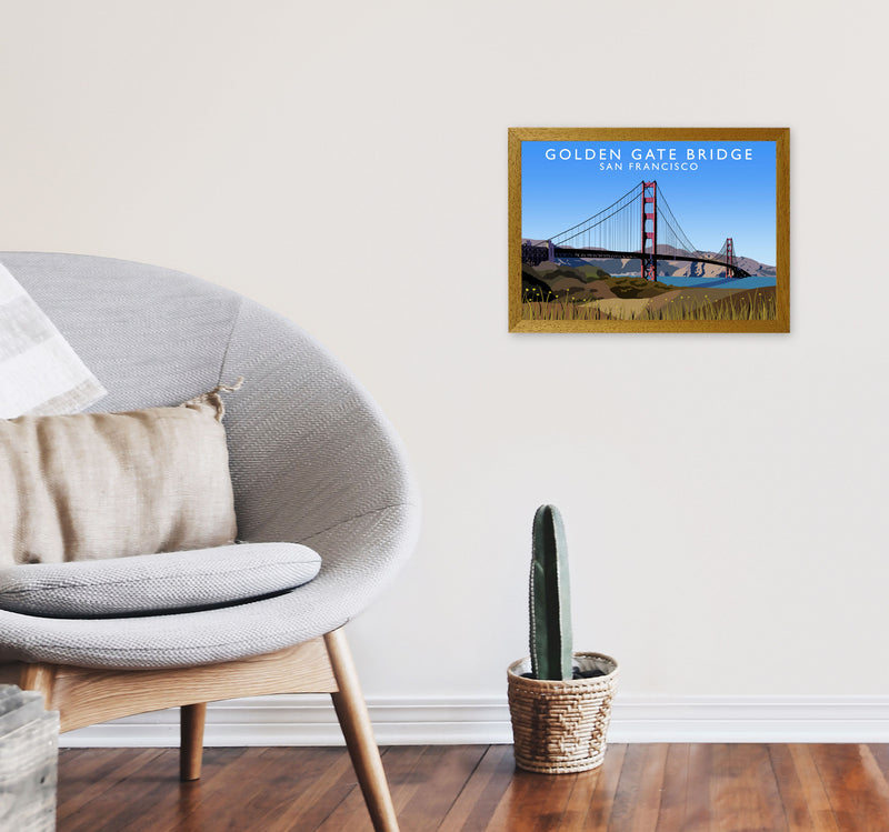 Golden Gate Bridge by Richard O'Neill A3 Print Only