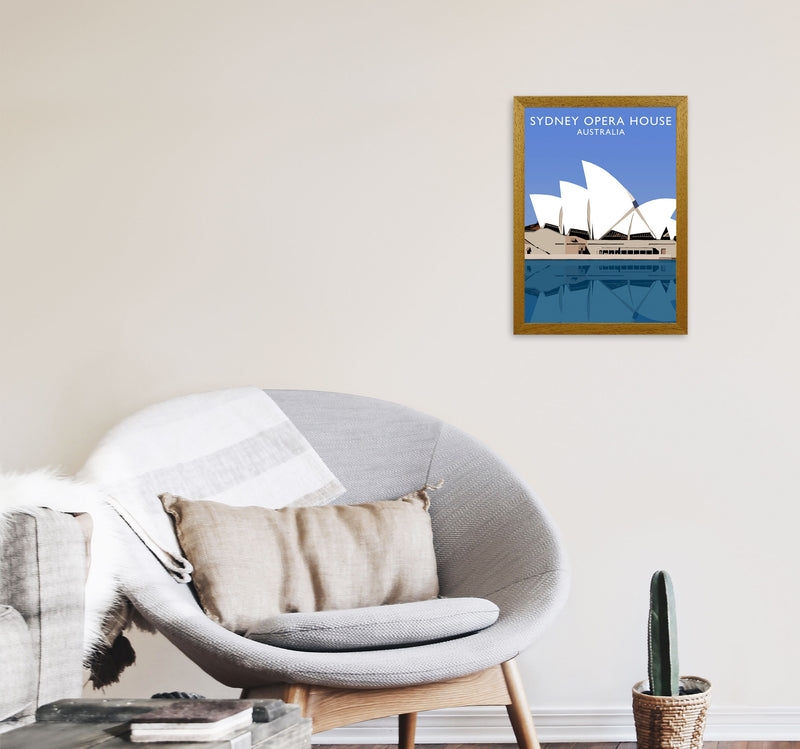 Sydney Opera House Australia Digital Art Print by Richard O'Neill A3 Print Only
