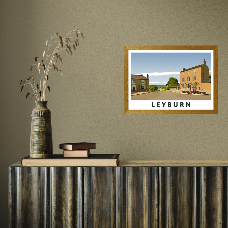 Leyburn 4 by Richard O'Neill A3 Oak Frame