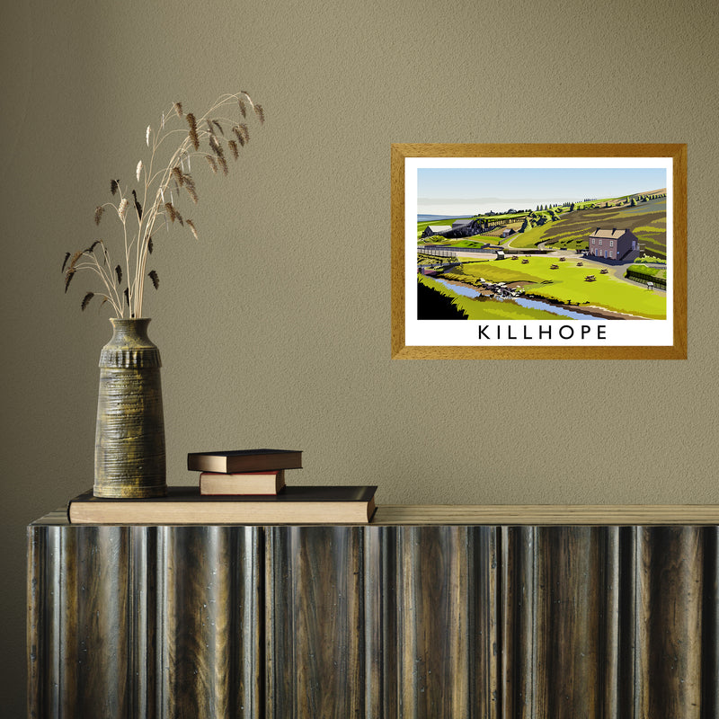 Killhope by Richard O'Neill A3 Oak Frame