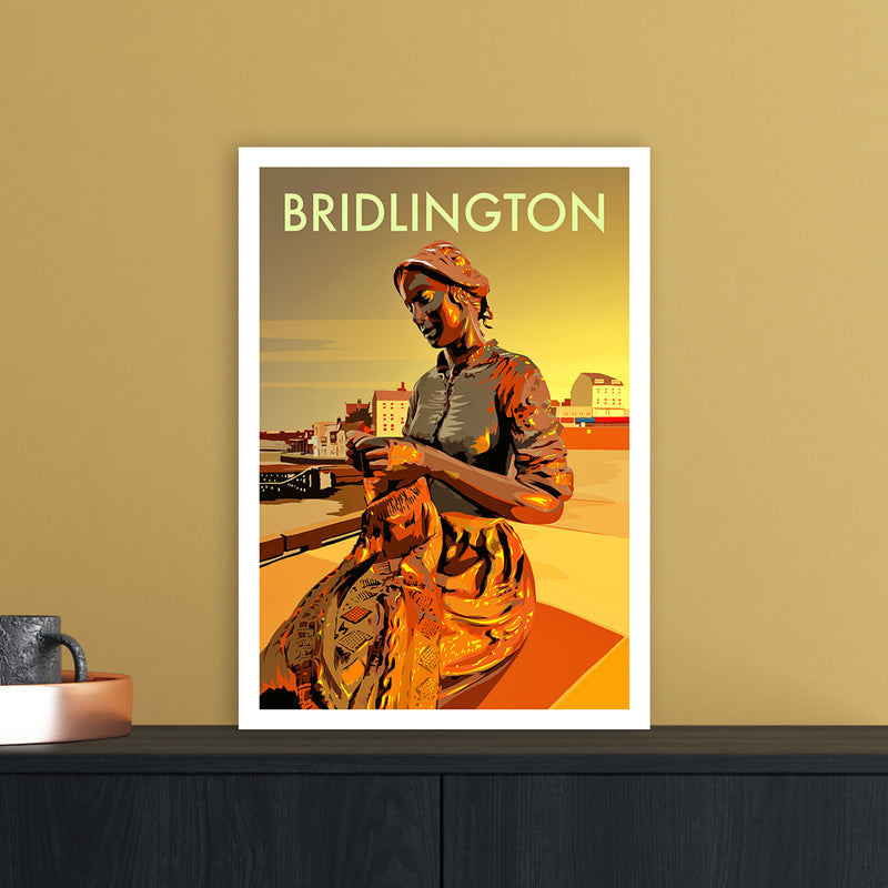 Bridlington 2 Travel Art Print by Richard O'Neill A3 Black Frame