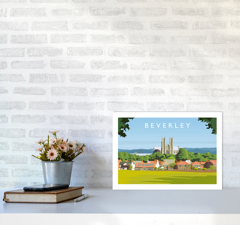 Beverley 3 Travel Art Print by Richard O'Neill A3 Black Frame