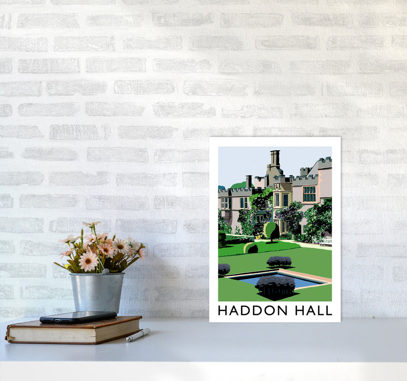 Haddon Hall by Richard O'Neill A3 Black Frame