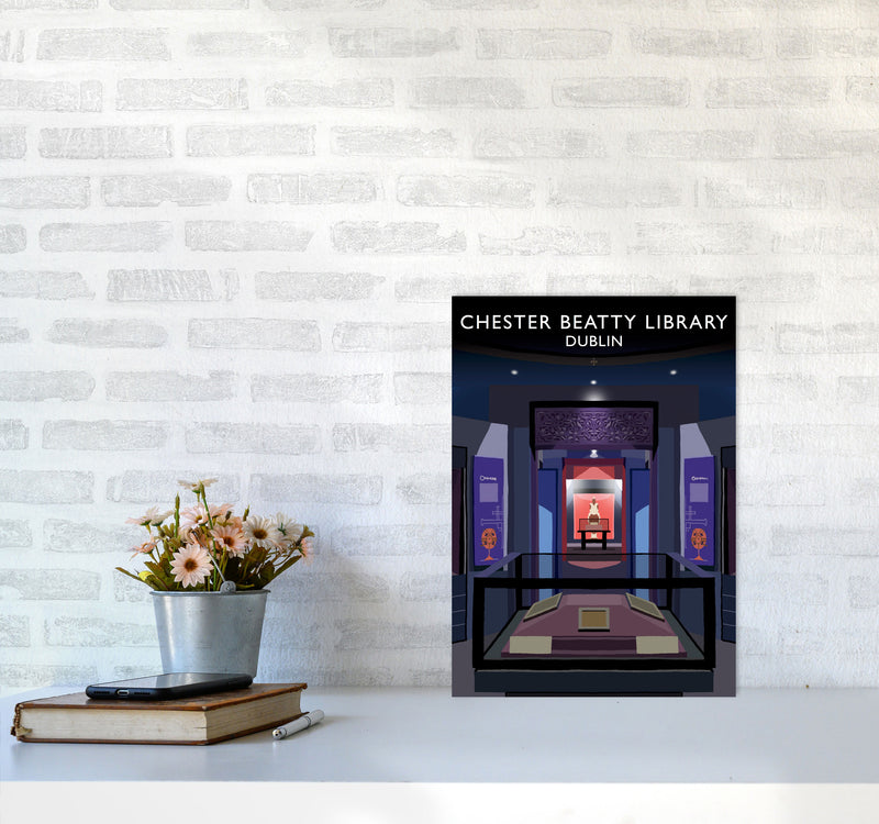 Chester Beatty Library by Richard O'Neill A3 Black Frame