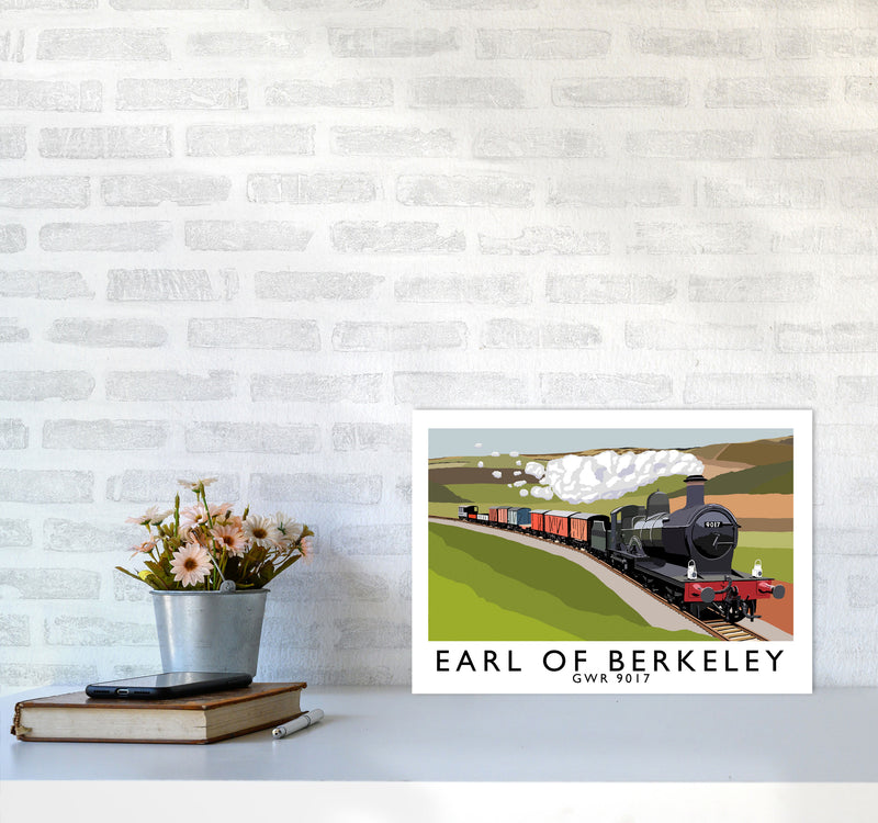 Earl Of Berkeley by Richard O'Neill A3 Black Frame