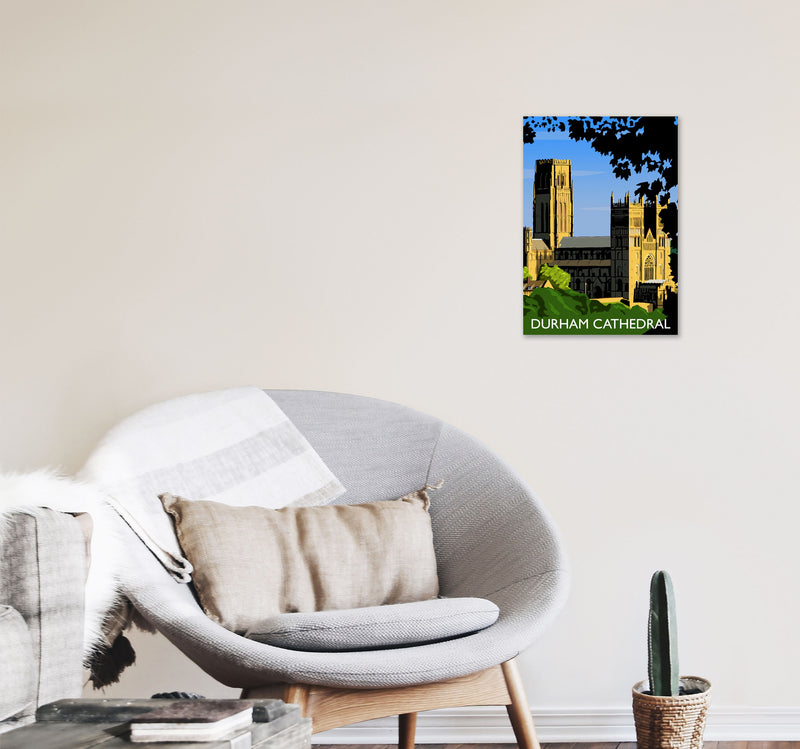 Durham Cathedral Portrait by Richard O'Neill A3 Black Frame