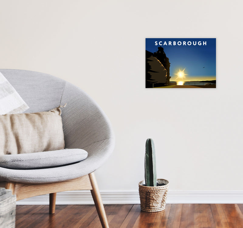 Scarborough Sunrise by Richard O'Neill A3 Black Frame