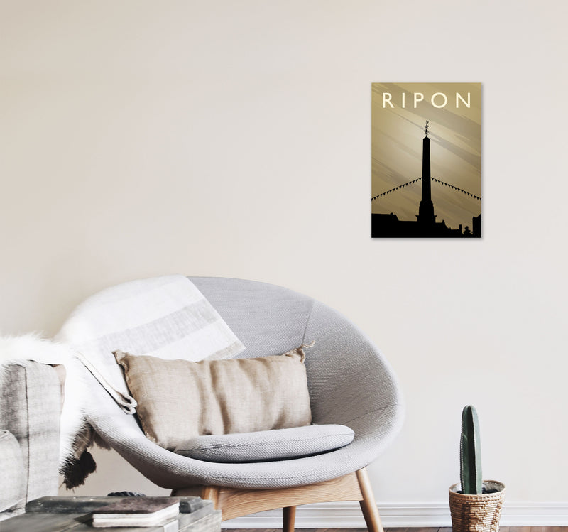 Ripon (Sunset) by Richard O'Neill A3 Black Frame