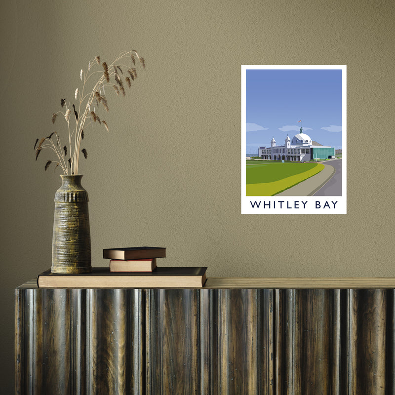 Whitley Bay portrait by Richard O'Neill A3 Print Only