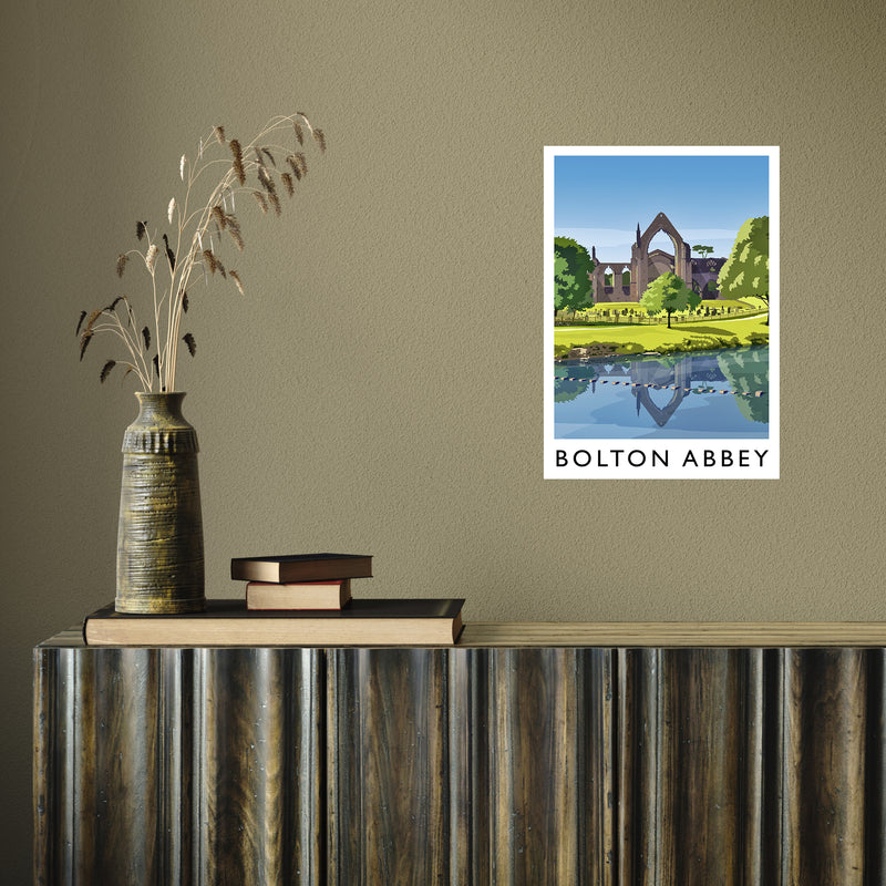 Bolton Abbey portrait by Richard O'Neill A3 Print Only