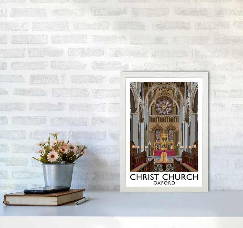 Christ Church Oxford by Richard O'Neill A3 Oak Frame