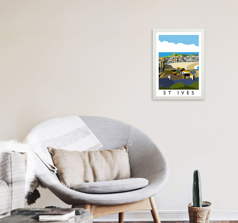St Ives by Richard O'Neill A3 Oak Frame